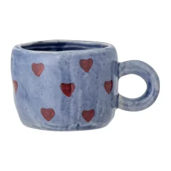 Bloomingville Nini cup 11.5 cl, -hearts Blue New