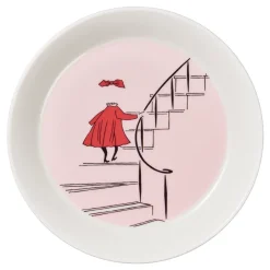 Moomin Arabia Ninny Moomin plate, powder Pink Discount