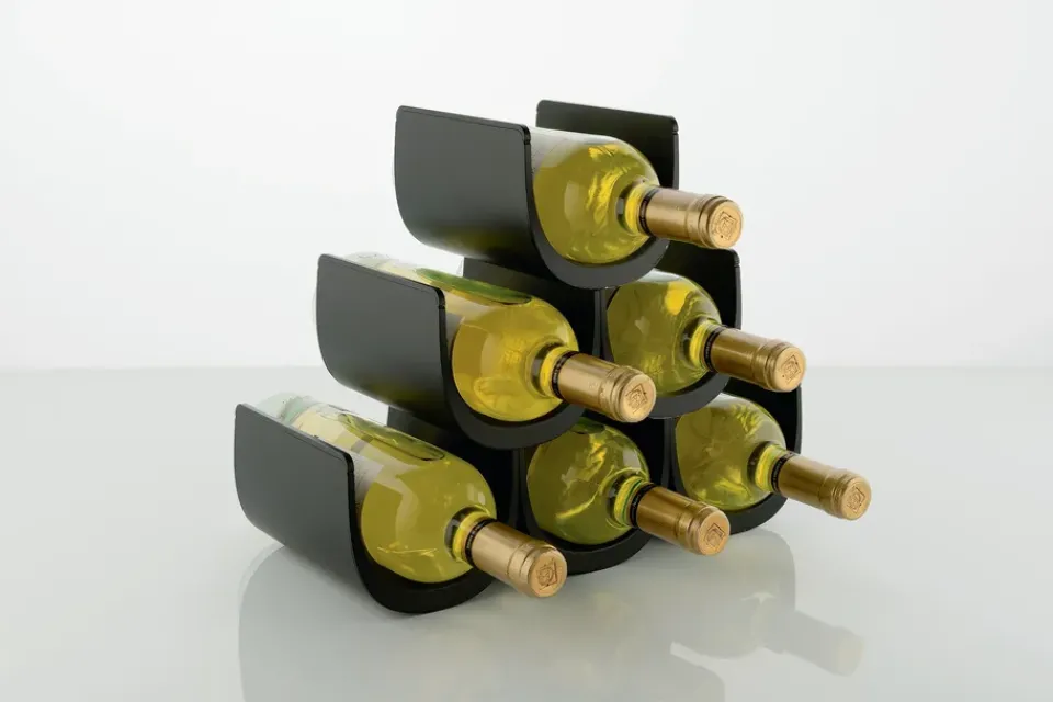 Alessi Noè wine stand, Black