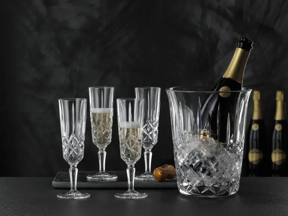 Nachtmann Noblesse champagne glass 15.5 cl 4-pack, Clear Transparent Hot