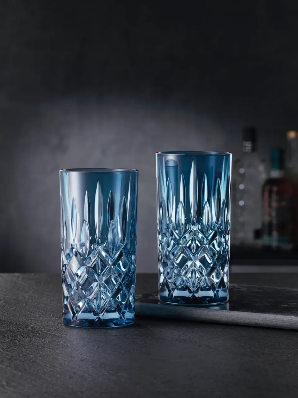 Nachtmann Noblesse Longdrink glass 39.5 cl 2-pack, Vintage Blue Hot