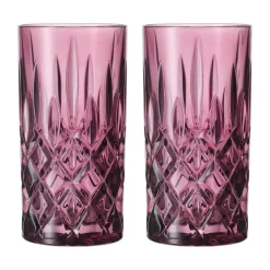 Nachtmann Noblesse Longdrink glass 39.5 cl 2-pack, Berry Purple