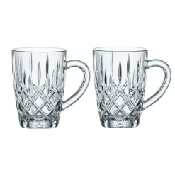 Nachtmann Noblesse tea mug 35 cl 2-pack, Clear Transparent New