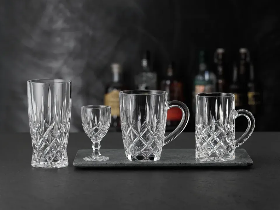 Nachtmann Noblesse tea mug 35 cl 2-pack, Clear Transparent New