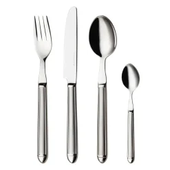 Hardanger Bestikk Nora cutlery 24 pcs, stainless steel Silver-coloured