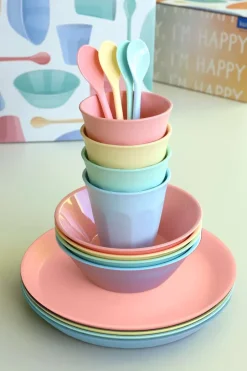 Koziol Nora Macarons dinnerware set 16 pieces, Multi Discount