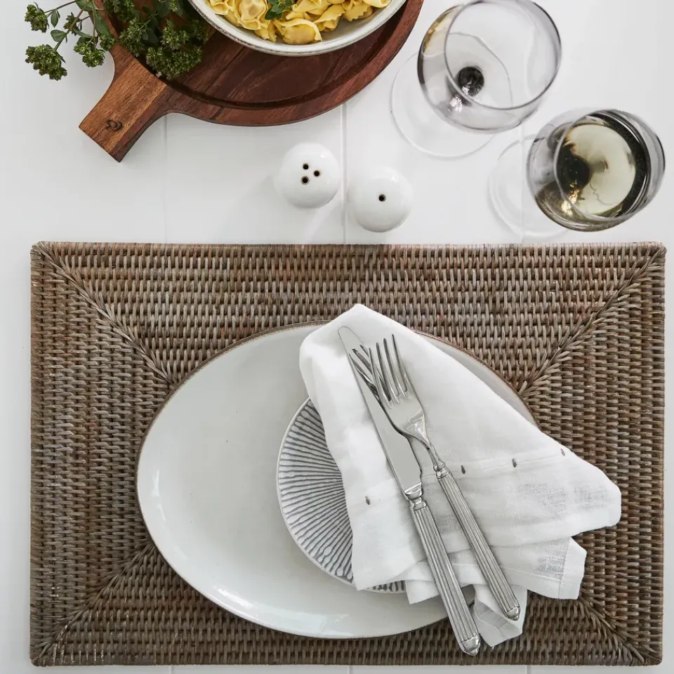 Lene Bjerre Norah placemat 30x45 cm, Nature BeigeBrown