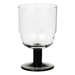 Broste Copenhagen Nordic Bistro white wine glass 20 cl, Clear-smoke stem Transparent Discount