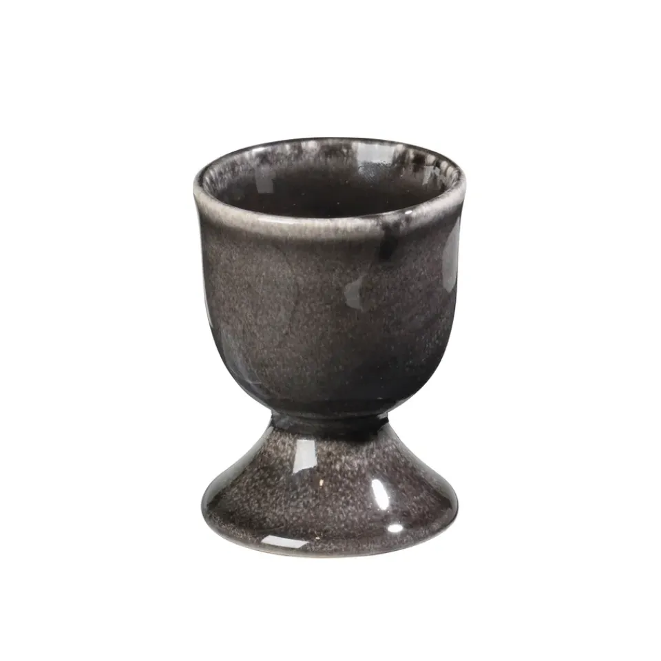 Broste Copenhagen Nordic Coal egg cup, 6.5 cm Black Discount