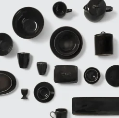 Broste Copenhagen Nordic Coal egg cup, 6.5 cm Black Discount