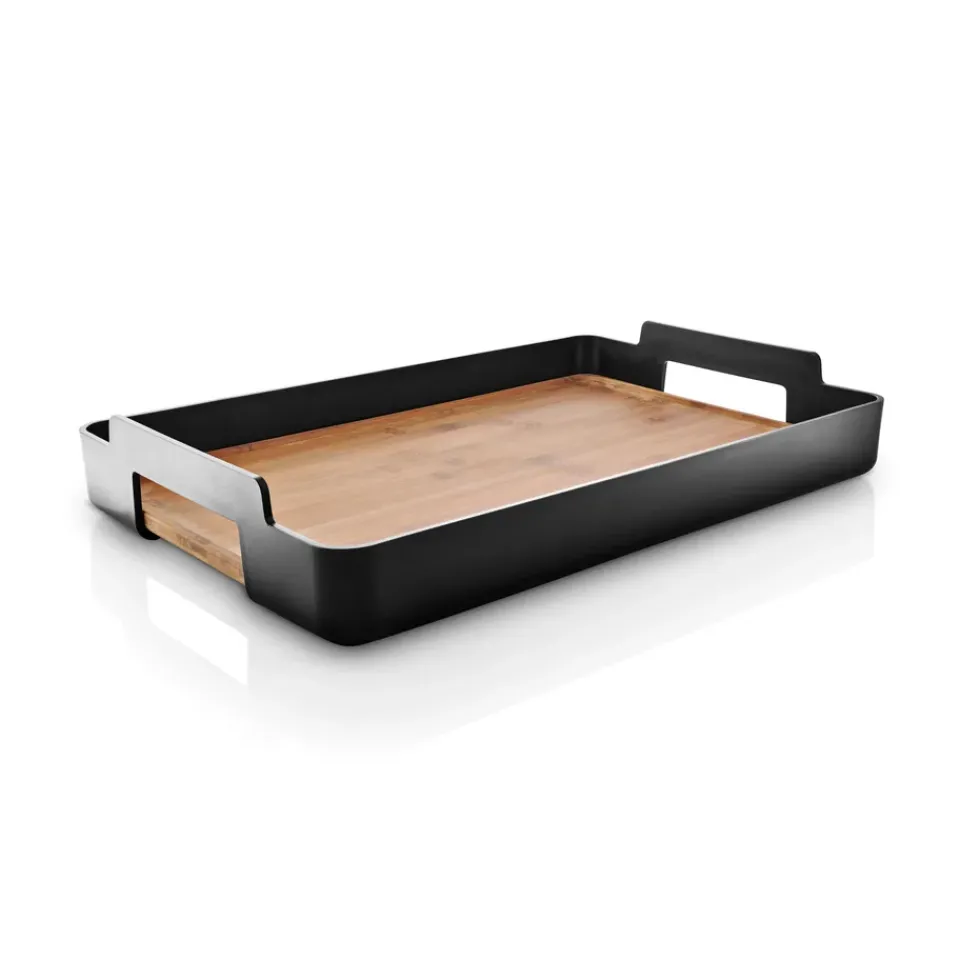 Eva Solo Nordic Kitchen bamboo serving tray, 34x50 cm Black Best