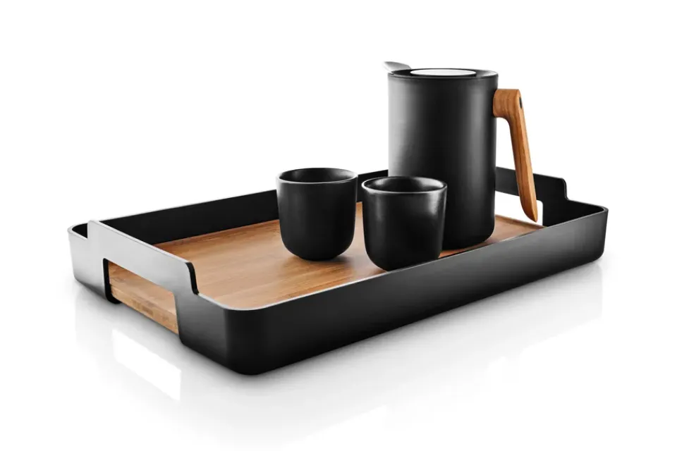 Eva Solo Nordic Kitchen bamboo serving tray, 34x50 cm Black Best