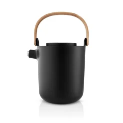 Eva Solo Nordic kitchen thermos jug for tea 1 L, Black Hot