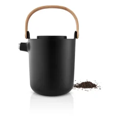 Eva Solo Nordic kitchen thermos jug for tea 1 L, Black Hot