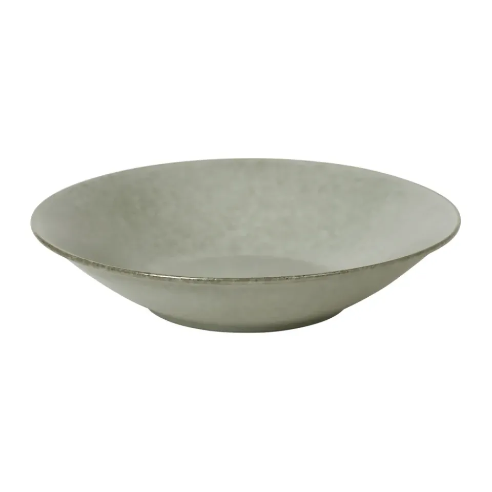 Broste Copenhagen Nordic Marsh deep plate, Ø22.5 cm Green Outlet