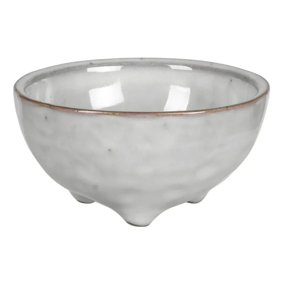 Broste Copenhagen Nordic Sand bowl on foot, Ø11 cm Beige Best