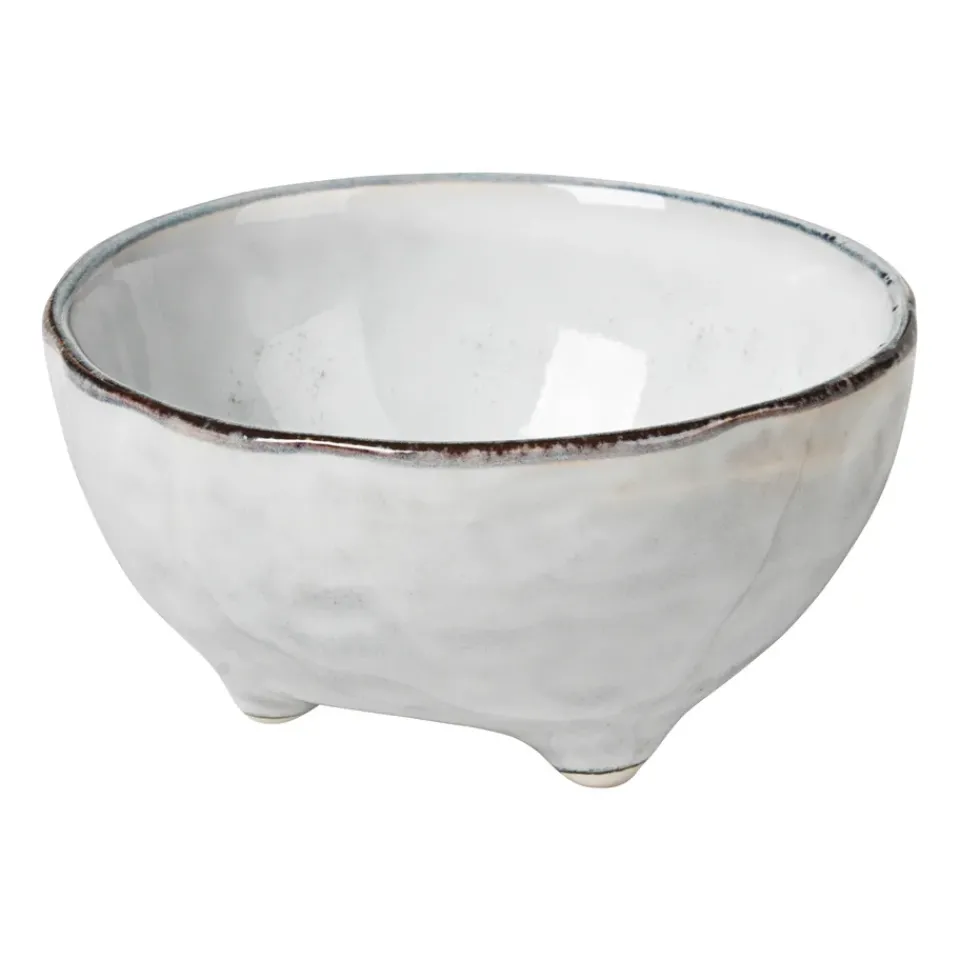 Broste Copenhagen Nordic Sand bowl on foot, Ø11 cm Beige Best