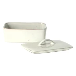 Broste Copenhagen Nordic Sand butter dish, 5.5 cm Beige Hot