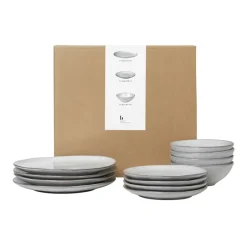 Broste Copenhagen Nordic Sand dinner service set, 12 pieces Beige Online