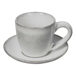 Broste Copenhagen Nordic Sand espresso cup with saucer, 5 cl Beige Outlet