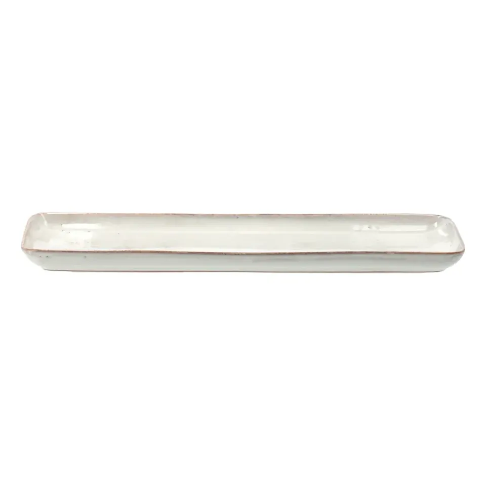 Broste Copenhagen Nordic Sand rectangular plate, 12.5x35 cm Beige Online