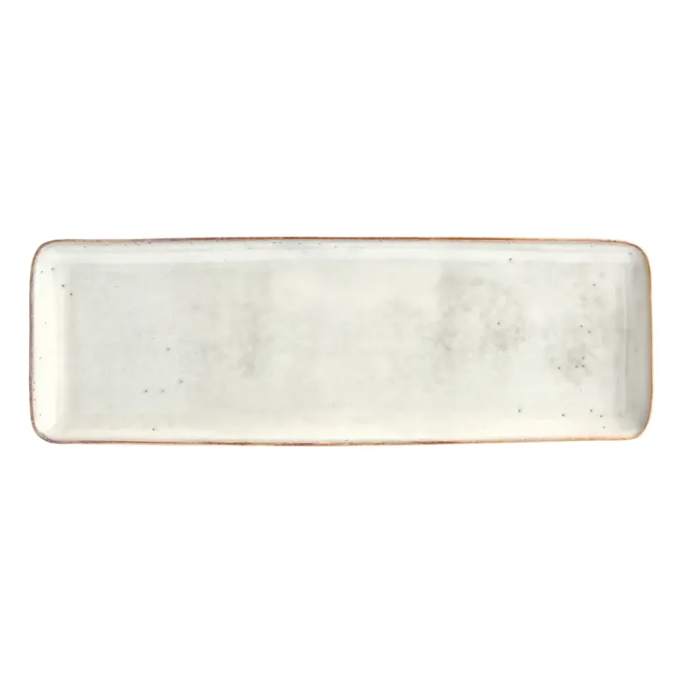 Broste Copenhagen Nordic Sand rectangular plate, 12.5x35 cm Beige Online