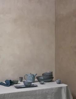 Broste Copenhagen Nordic Sea breakfast set, 12 pieces Grey Clearance