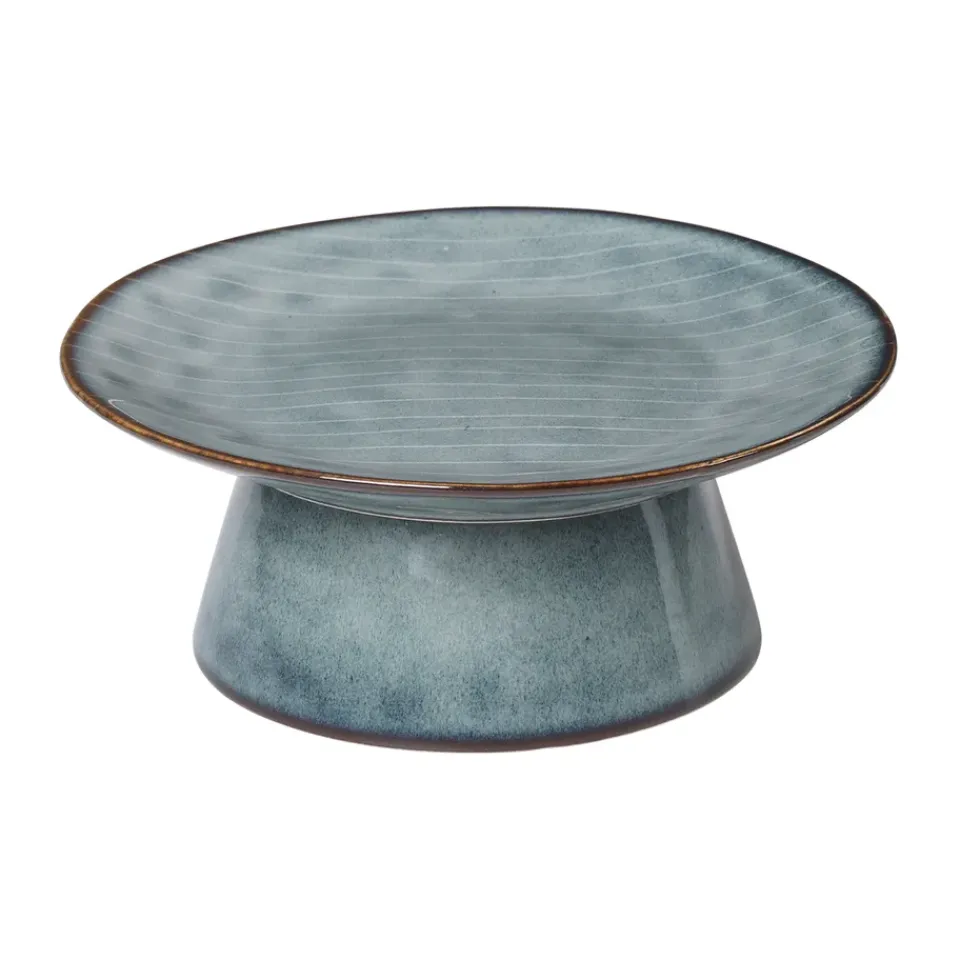 Broste Copenhagen Nordic Sea cake stand, Ø14.5 cm Blue Sale