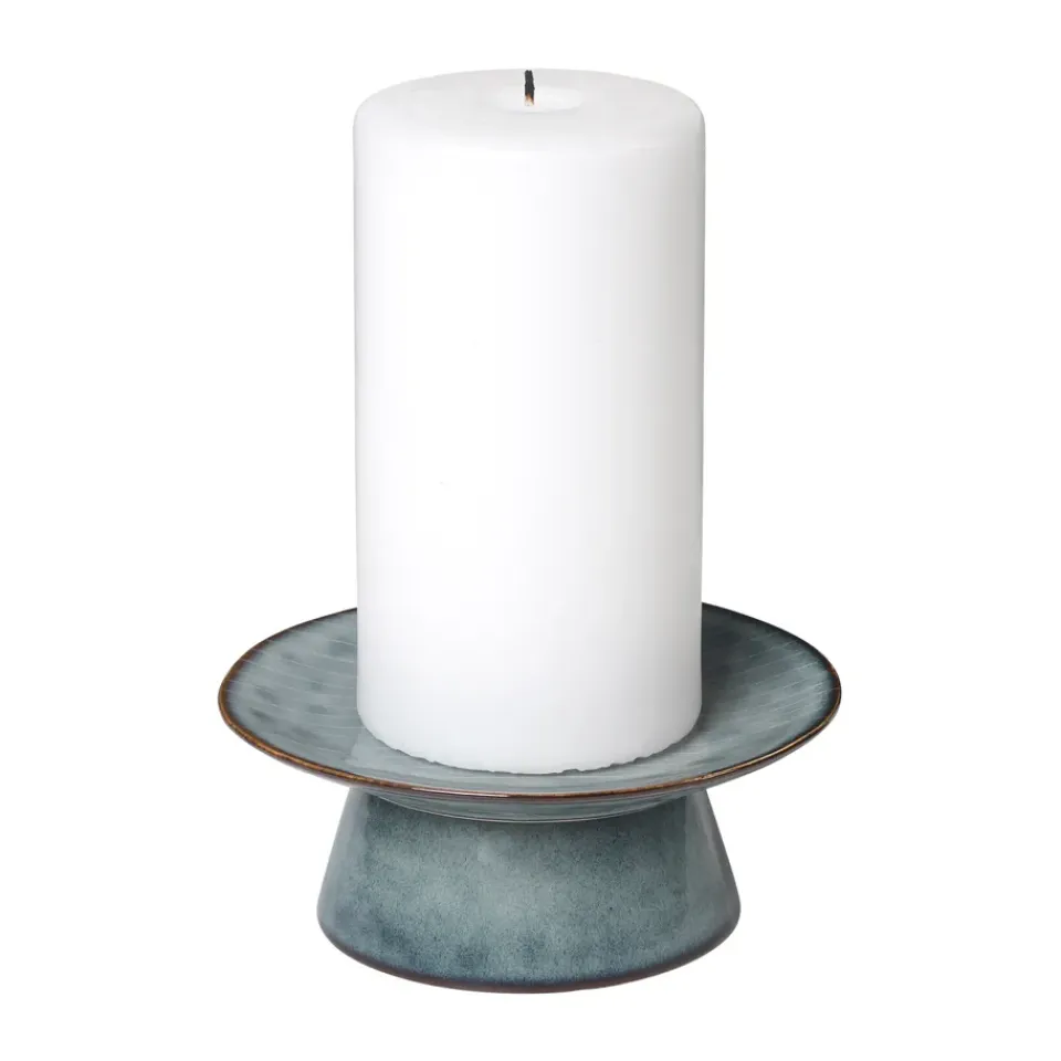 Broste Copenhagen Nordic Sea cake stand, Ø14.5 cm Blue Sale