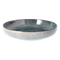 Broste Copenhagen Nordic Sea deep plate, 22.5 cm Blue Sale