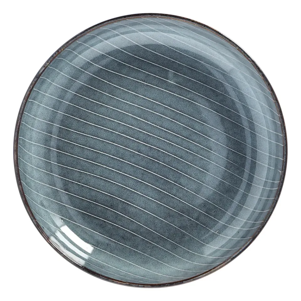 Broste Copenhagen Nordic Sea deep plate, 22.5 cm Blue Sale