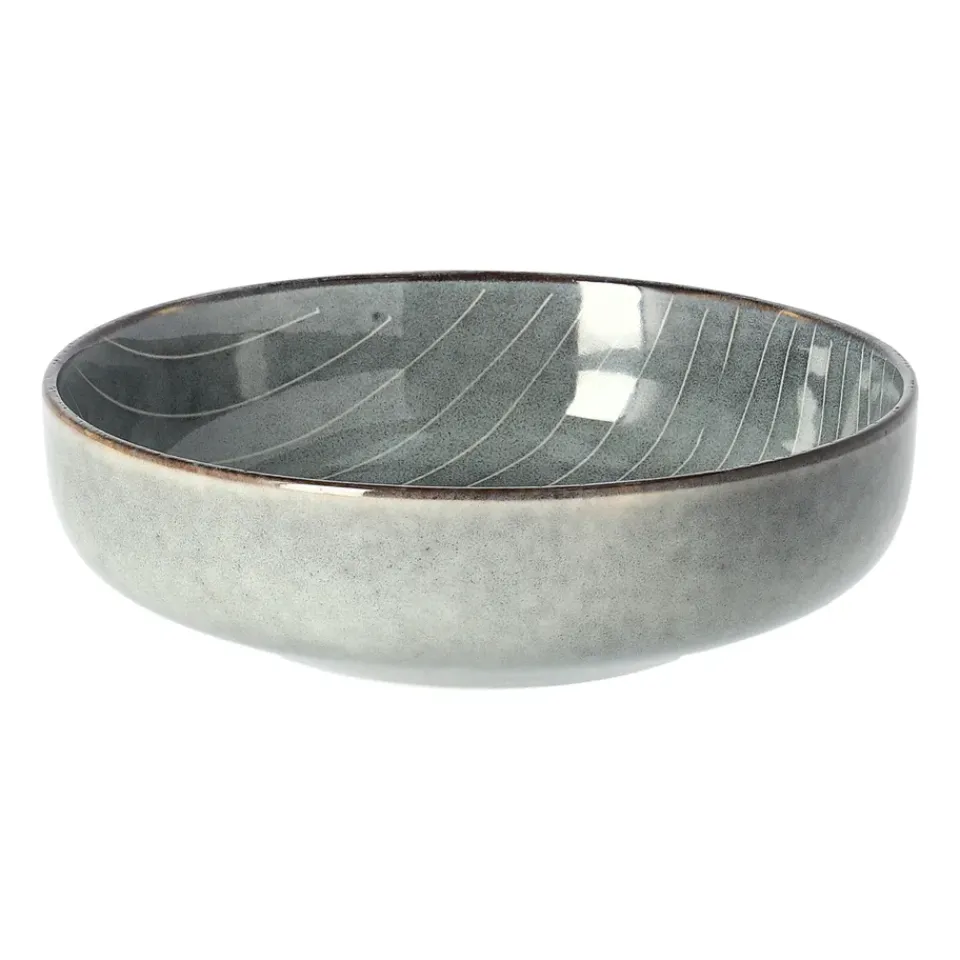 Broste Copenhagen Nordic Sea deep plate, 17 cm Blue Clearance