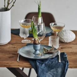 Broste Copenhagen Nordic Sea egg cup, 6.5 cm Blue Discount
