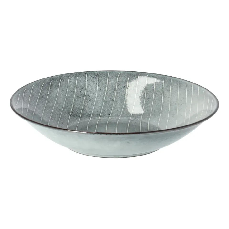 Broste Copenhagen Nordic Sea pasta plate, Ø 22.5 cm Blue Outlet