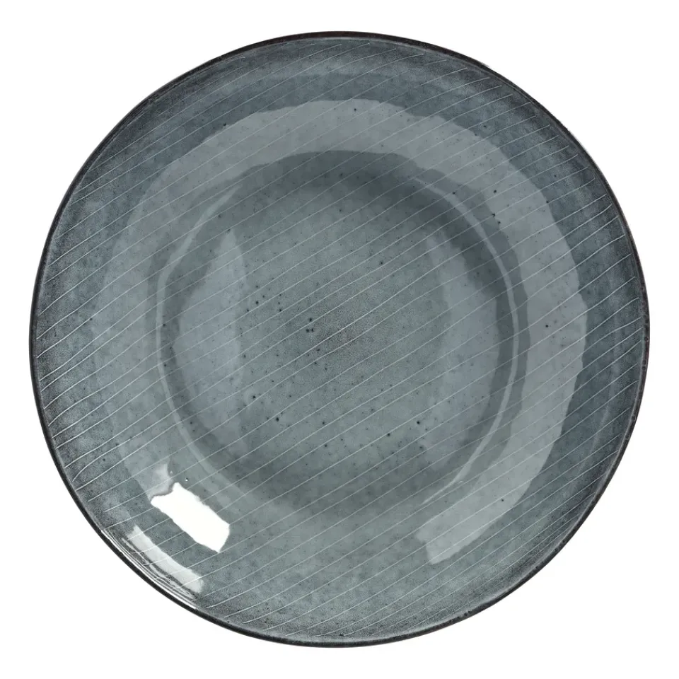 Broste Copenhagen Nordic Sea salad bowl, Ø 34.5 cm Blue New