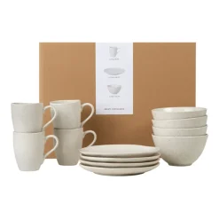 Broste Copenhagen Nordic Vanilla breakfast set, 12 pieces Beige Best