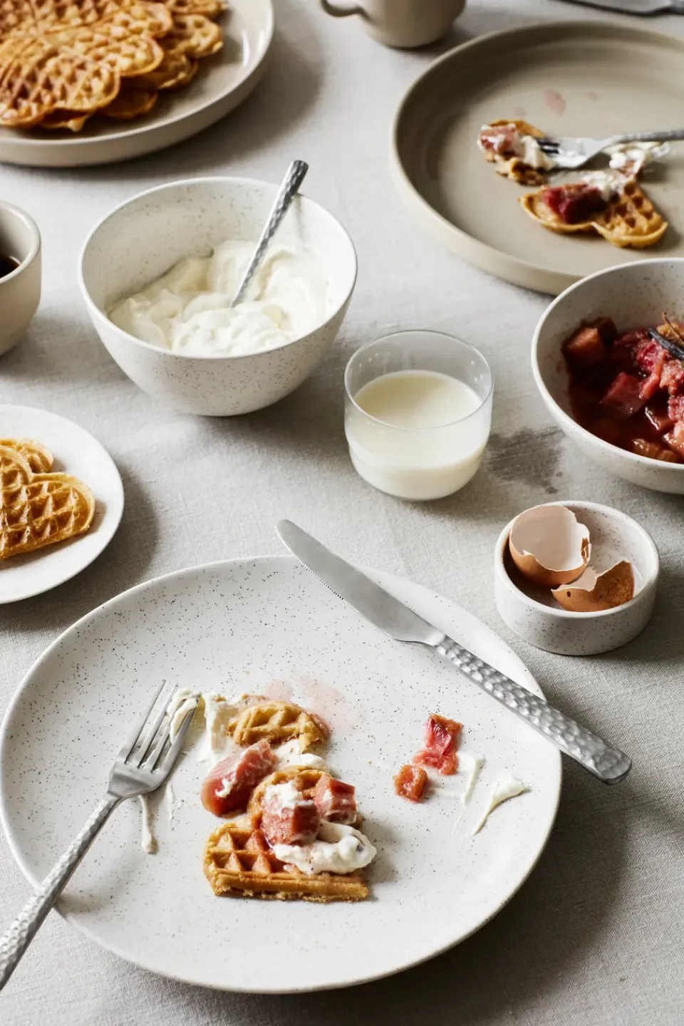 Broste Copenhagen Nordic Vanilla breakfast set, 12 pieces Beige Best