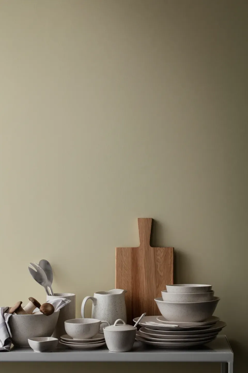 Broste Copenhagen Nordic Vanilla breakfast set, 12 pieces Beige Best