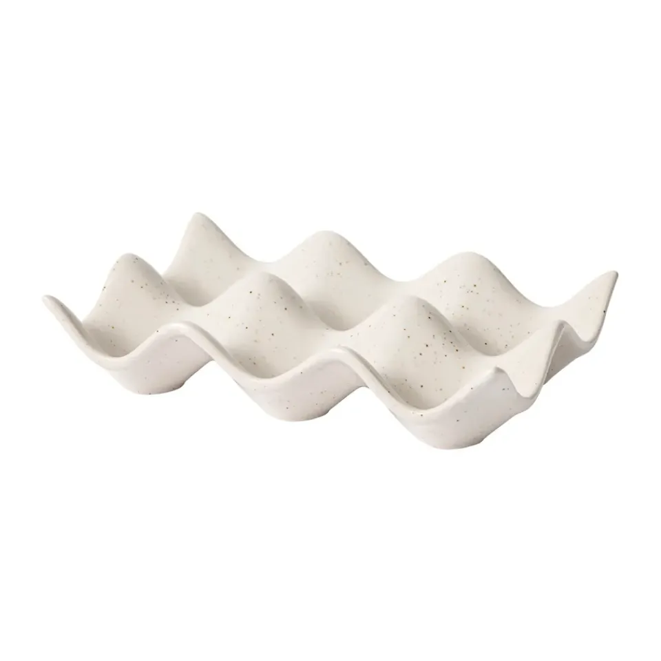 Broste Copenhagen Nordic Vanilla egg carton, 10x15 cm White Hot