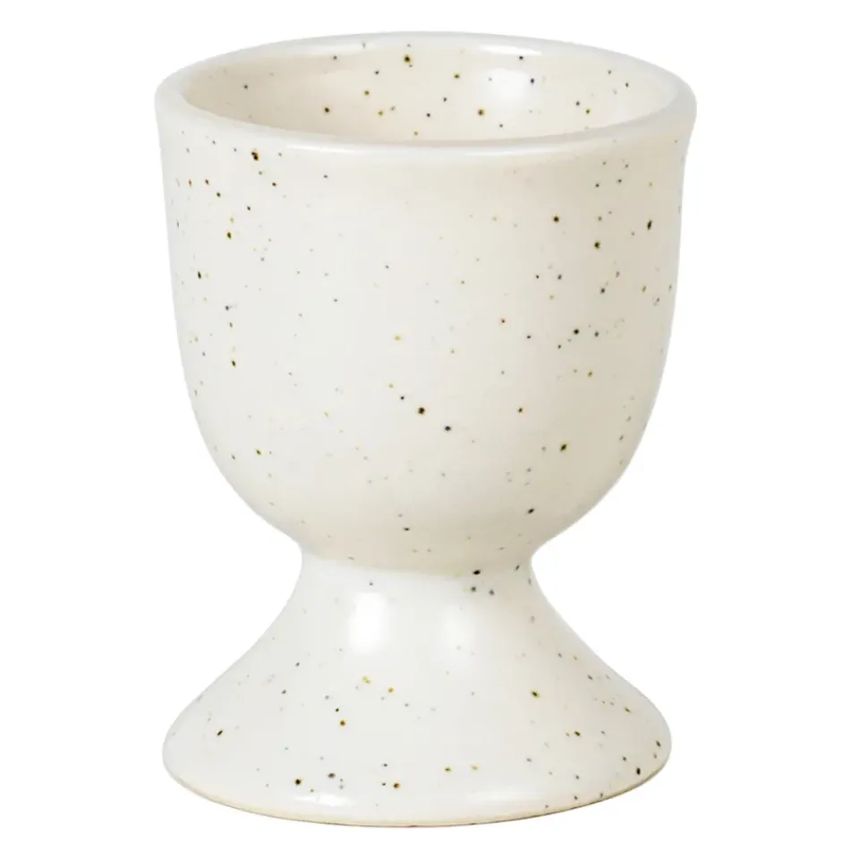 Broste Copenhagen Nordic Vanilla egg cup, Cream with grains BeigeWhite Clearance