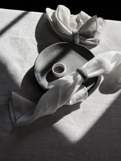 Broste Copenhagen Nordic Vanilla napkin ring 6-pack, Cream with grains White New