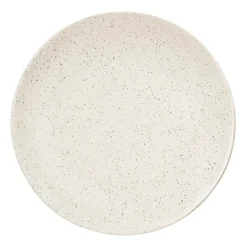 Broste Copenhagen Nordic Vanilla plate Ø26 cm, Cream with grains BeigeWhite New