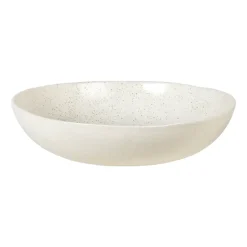 Broste Copenhagen Nordic Vanilla salad bowl Ø34.5 cm, Cream with grains BeigeWhite Online