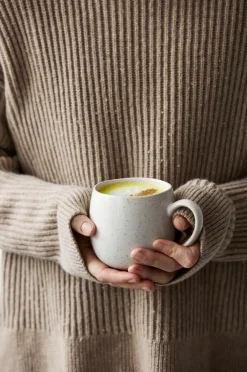 Broste Copenhagen Nordic Vanilla teacup 45 cl, Cream BeigeWhite New