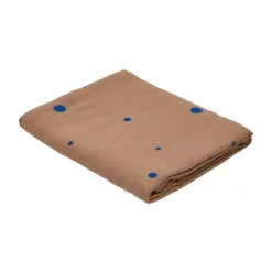 OYOY Nori tablecloth 140x200 cm, Terracotta-optic blue BrownBlue Best