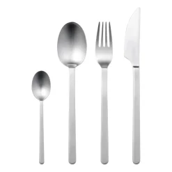 Gense Norm cutlery 16 pieces, Matte stainless steel Silver-coloured New