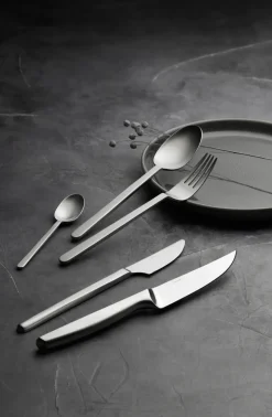 Gense Norm cutlery 16 pieces, Matte stainless steel Silver-coloured New