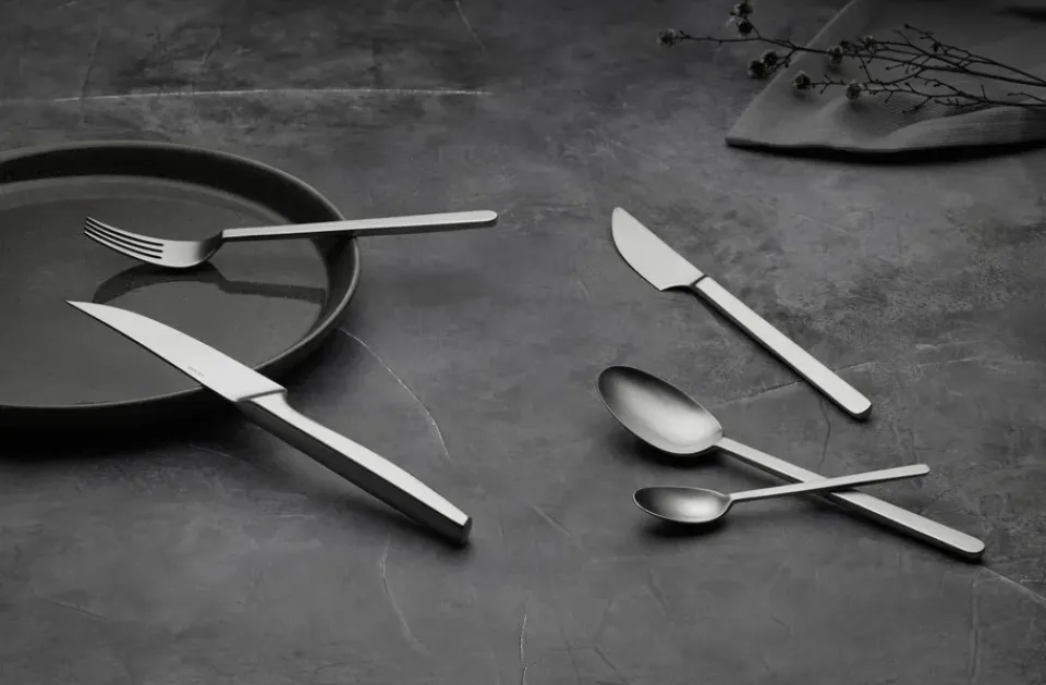 Gense Norm teaspoon, Matte stainless steel Silver-coloured Clearance