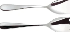 Alessi Nuovo Milano salad utensils, Chrome Silver-coloured
