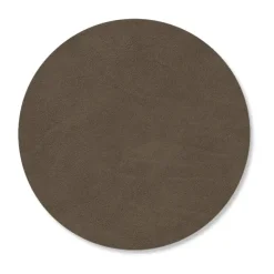 LIND DNA Nupo coaster circle, Caviar Brown Best